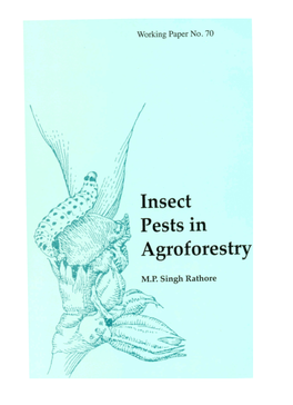 2 the Insect-Pest Situation in Agroforestry