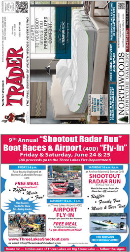 9TH Annual “Shootout Radar Run” Boat Races & Airport(40D) “Fly-In”