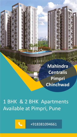 1 BHK & 2 BHK Apartments Available at Pimpri, Pune