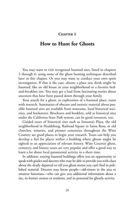 How to Hunt for Ghosts