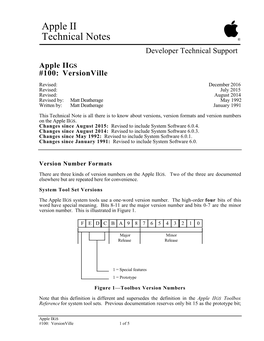 Apple IIGS #100: Versionville