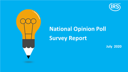 NATIONAL POLL Report July 2020