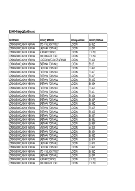 E5560 Freepost London Borough of Newham