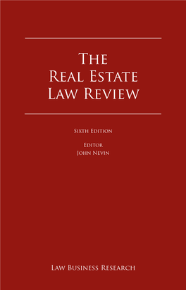 The Real Estate Law Review