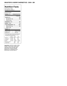 Nutrition Facts Serving Size (140G) Servings Per Container 1