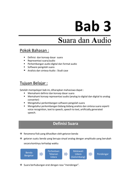 Suara Dan Audio