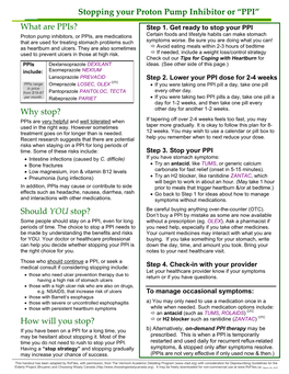 Pping Your Proton Pump Inhibitor Or “PPI”