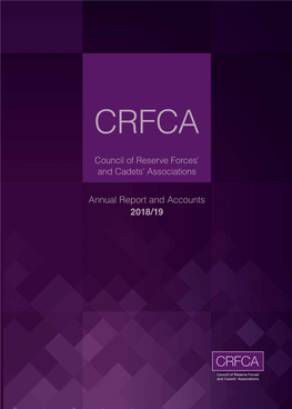 CRFCA: Annual Reports and Account 2018 to 19