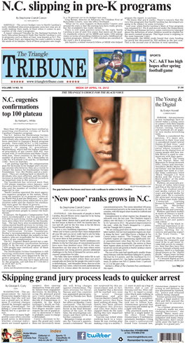 N.C. Slipping in Pre-K Programs