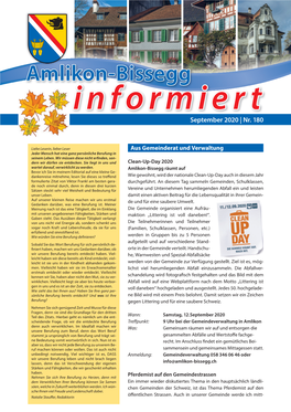 Mitteilungsblatt September 2020