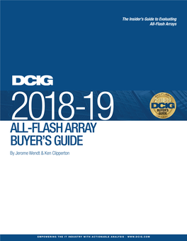 DCIG 2018-19 All-Flash Array Buyer's Guide