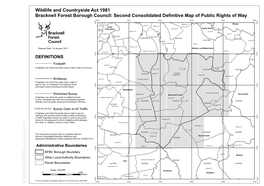 Second Consolidated Definitive Map of Rights Of