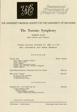 The Toronto Symphony