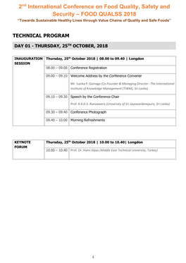 Conference Program