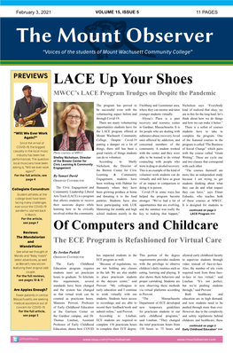 LACE up Your Shoes MWCC’S LACE Program Trudges on Despite the Pandemic