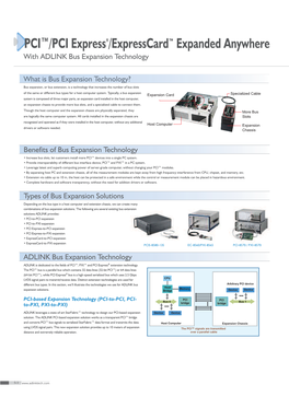 PCI™/PCI Express®/Expresscard™ Expanded Anywhere