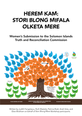 Submission to the Solomon Islands Truth and Reconciliation Commission