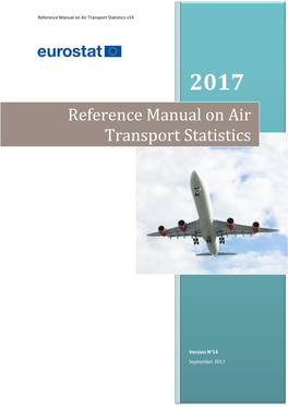Reference Manual on Air Transport Statistics V14 1