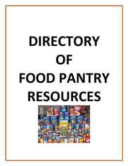 Food Pantries