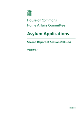 Asylum Applications