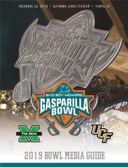 2019 Bowl Media Guide 2019 Bad Boy Mowers Gasparilla Bowl I Gasparillabowl.Com