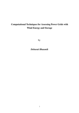 Computational Techniques for Assessing Power Grids with Wind Energy and Storage