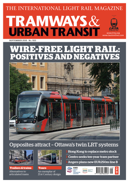 Wire-Free Light Rail: Positives and Negatives