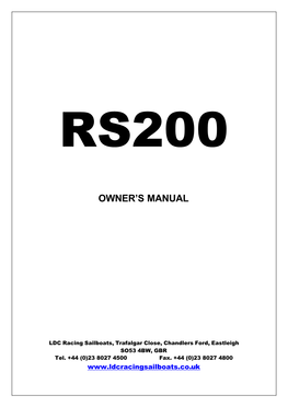 Owner's Manual