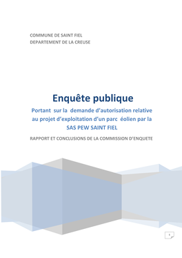 Enquête Publique