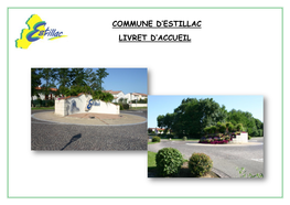 Commune D'estillac Livret D'accueil