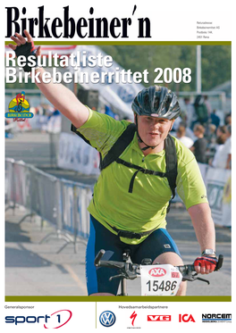 Resultatliste Birkebeinerrittet 2008