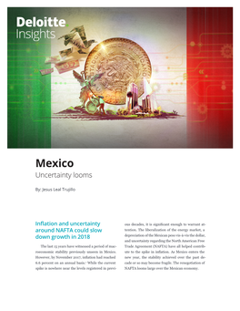 Mexico Uncertainty Looms