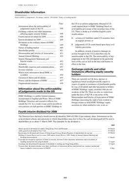 HSBC Holdings Plc 2008 Annual Report and Accounts