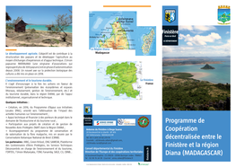 Programme De Coopération Décentralisée Entre Le Finistère Et La