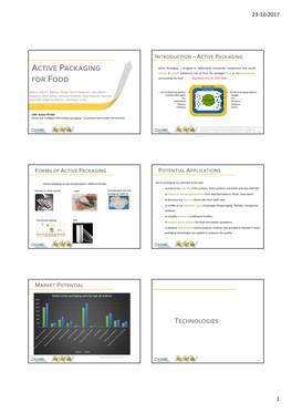 Active Packaging for Food Biopreservation, in Protective Cultures, Antimicrobial Metabolites and Bacteriophages for Food and Beverage Biopreservation, Lacroix C (Ed)