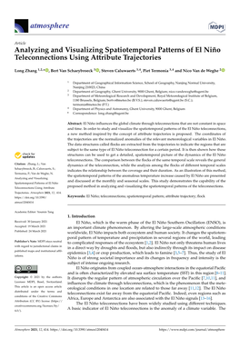 Analyzing and Visualizing Spatiotemporal Patterns of El Niño Teleconnections Using Attribute Trajectories