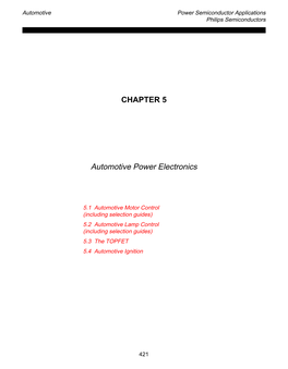 CHAPTER 5 Automotive Power Electronics 421