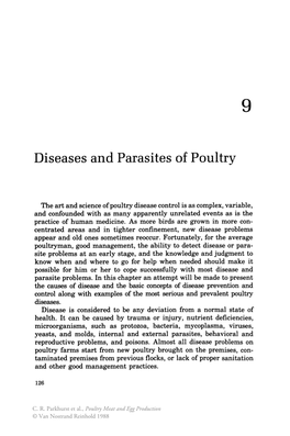 Diseases and Parasites of Poultry