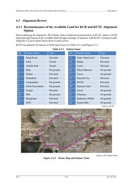 4.3 Alignment Review 4.3.1 Reconnaissance of the Available