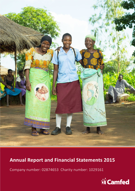 Annual Report and Financial Statements 2015