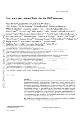 Arxiv:2009.10185V3 [Astro-Ph.IM] 16 Dec 2020 Is Continuously Improved by Using State-Of-The-Art Deep Learning and Adaptive Learning Techniques