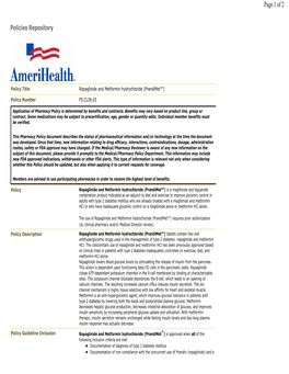 Repaglinide and Metformin Hydrochloride (Prandimet™)