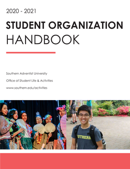 Student Organization Handbook