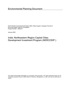 Northeastern Region Capital Cities Development Investment Program (NERCCDIP )