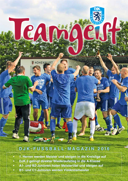 Magazin 2 016 Djk-Fussball-Magazin 2016