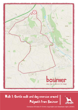 Walk 1: Gentle Walk and Dog Exercise Around Polgooth from Bosinver