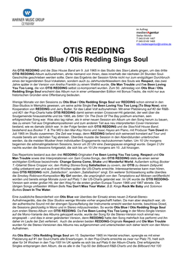 OTIS REDDING Otis Blue / Otis Redding Sings Soul