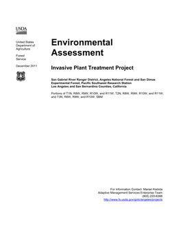 NEPA--Environmental Assessment