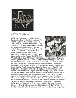 Lefty Frizzell