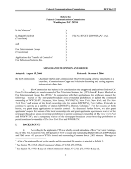 Federal Communications Commission FCC 06-122 1 Before the Federal